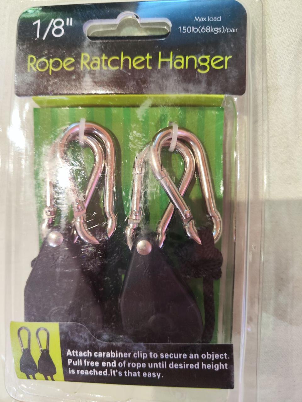 Подвесы для Оборудования с Карабинами и Храповым Механизмом Rope Ratchet Hangers (2 метра) - фото 8 - id-p1748369118