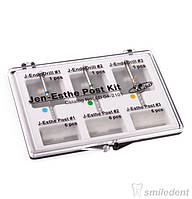 Jen-EsthePost, Упак.: 3 х 6шт штифтів+3розгортки, штифти скловолоконні, циліндричні, Jendental