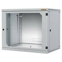 Шкаф настенный Conteg 12U 600x600 removable side panels RAL7035 (RUN-12-60/60)