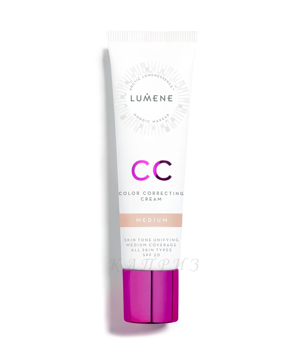 Тональна основа Lumene CC Color Correcting Cream — Medium 30 мл, фото 1
