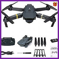 Квадрокоптер E58/998, коптер для початківців з камерою 4к, Дитячий Дрон з камерою +Кейс +Акб +Зарядка