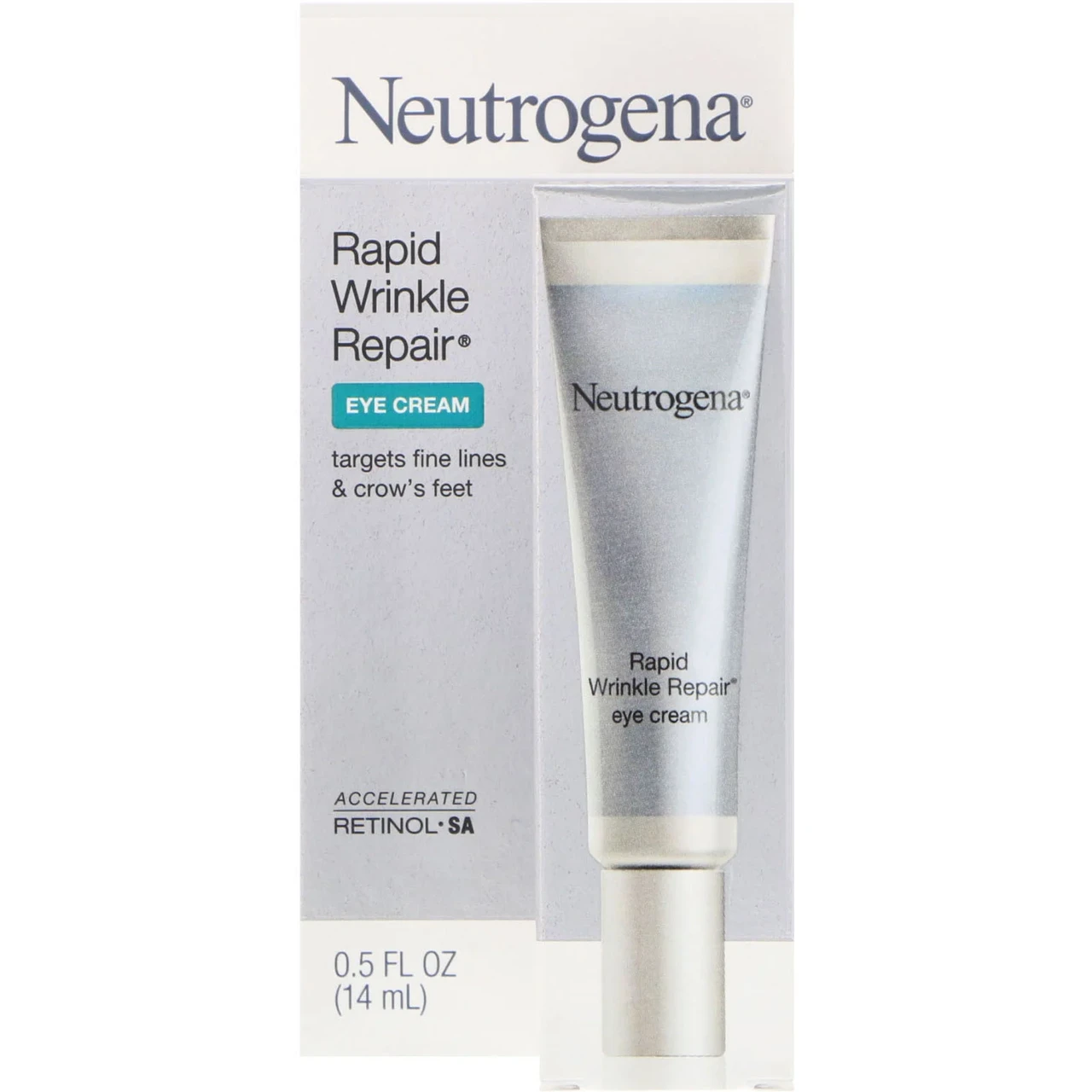 Neutrogena, Крем для шкіри навколо очей Rapid Wrinkle Repair, 0,5 ж. унц. (14 мл) - фото 2 - id-p1242410953