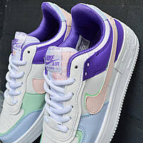 Класні кроссівки для дівчат Nike Air Force 1. Кольорове жіноче взуття Найк Аір Форс 1., фото 4
