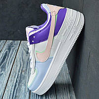 Класні кроссівки для дівчат Nike Air Force 1. Кольорове жіноче взуття Найк Аір Форс 1., фото 6