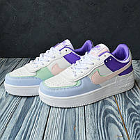 Класні кроссівки для дівчат Nike Air Force 1. Кольорове жіноче взуття Найк Аір Форс 1., фото 7