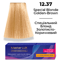 Стойкая крем-краска для волос Master LUX 12.37 Специальный Блонд Золотисто-Коричневый (60 мл)