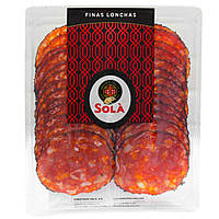 Ковбаса сиров'ялена Чорізо Sola, Finas Lonchas Chorizo, 150 г. (нарізана)