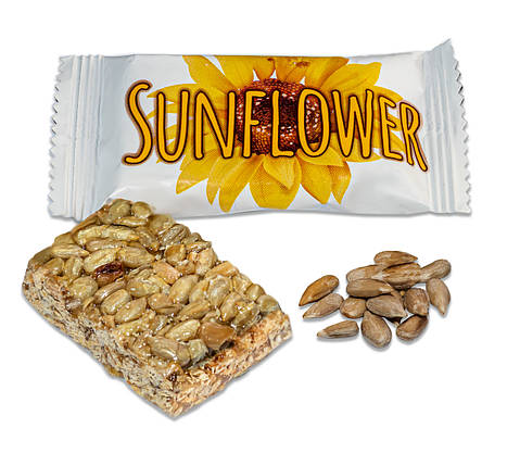 Цукерки грильяжні "SUNFLOWERS", вага ящика 0.7кг, фото 1
