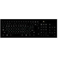 Наклейка на клавиатуру XoKo 109 keys UA/rus green, Latin white (XK-KB-STCK-BG)