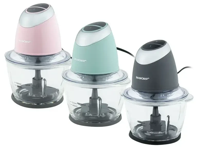 Подрібнювач чопер SILVERCREST Candy SMZC 500 C2, 500 Вт- Блендер для харчових продуктів і льоду, фото 1