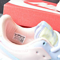 Модні кроссівки для дівчат Nike Air Force 1. Різнокольорове взуття Найк Аір Форс 1., фото 4
