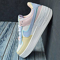 Модні кроссівки для дівчат Nike Air Force 1. Різнокольорове взуття Найк Аір Форс 1., фото 5
