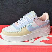 Модні кроссівки для дівчат Nike Air Force 1. Різнокольорове взуття Найк Аір Форс 1., фото 6