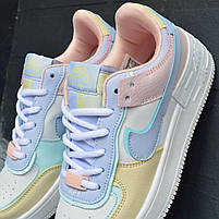Модні кроссівки для дівчат Nike Air Force 1. Різнокольорове взуття Найк Аір Форс 1., фото 11
