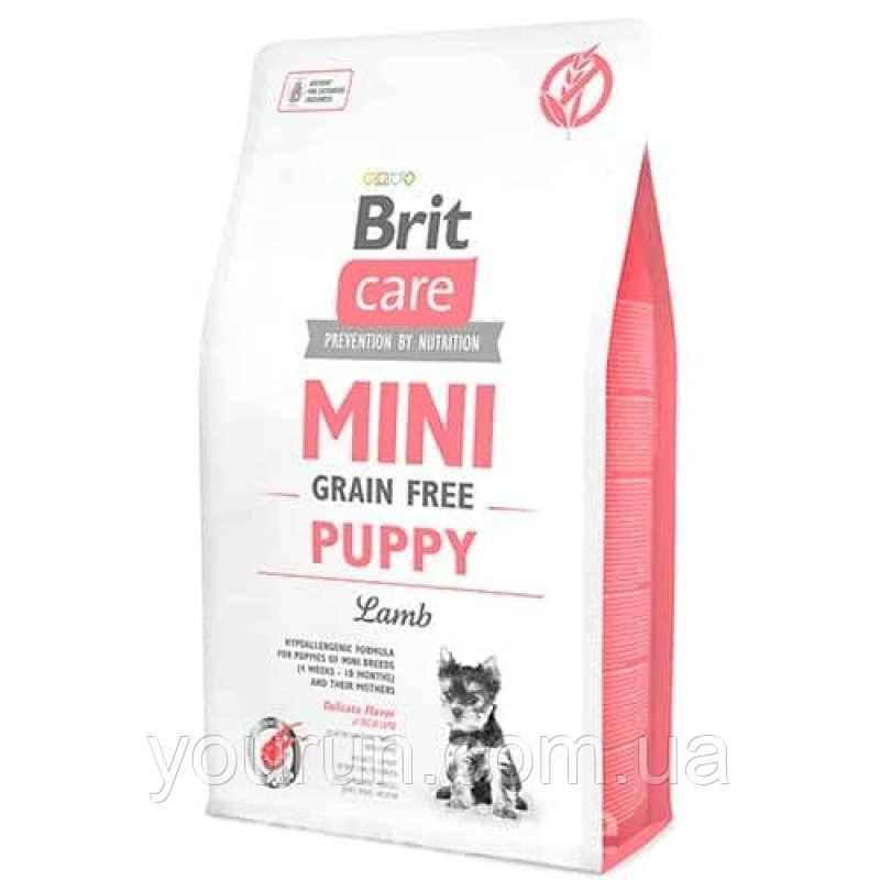 Brit Care (Брит Кеа) Grain Free Mini Puppy Lamb Беззерновой корм с ягненком для щенков малых пород 7кг - фото 2 - id-p634712114