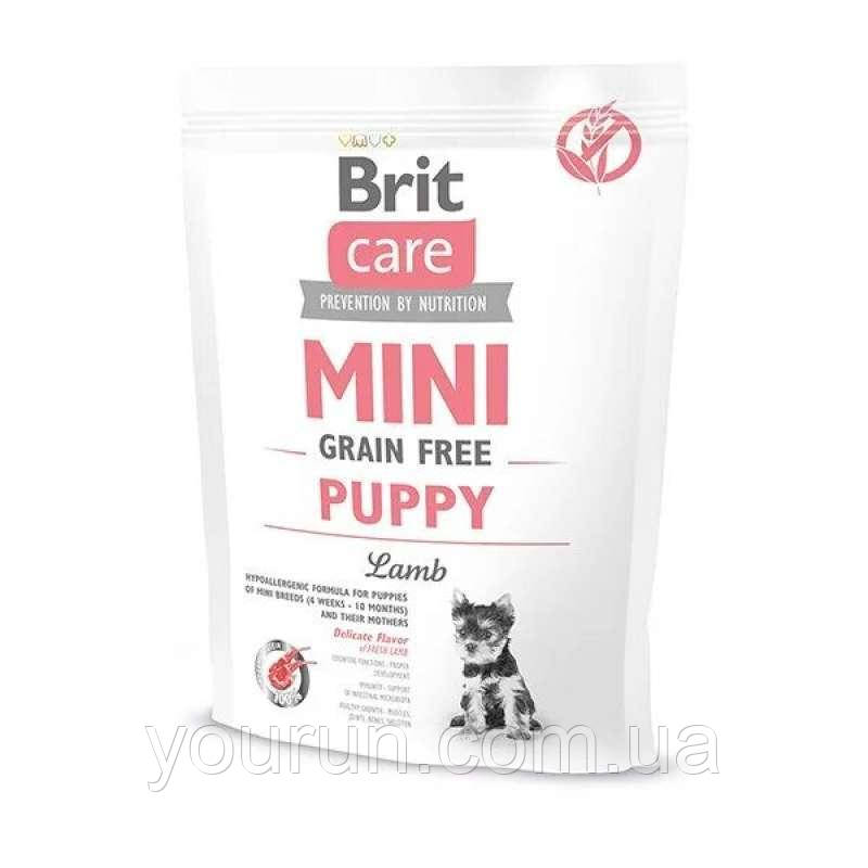 Brit Care (Брит Кеа) Grain Free Mini Puppy Lamb Беззерновой корм с ягненком для щенков малых пород 7кг - фото 3 - id-p634712114