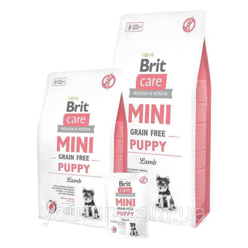 Brit Care (Брит Кеа) Grain Free Mini Puppy Lamb Беззерновой корм с ягненком для щенков малых пород 7кг - фото 4 - id-p634712114