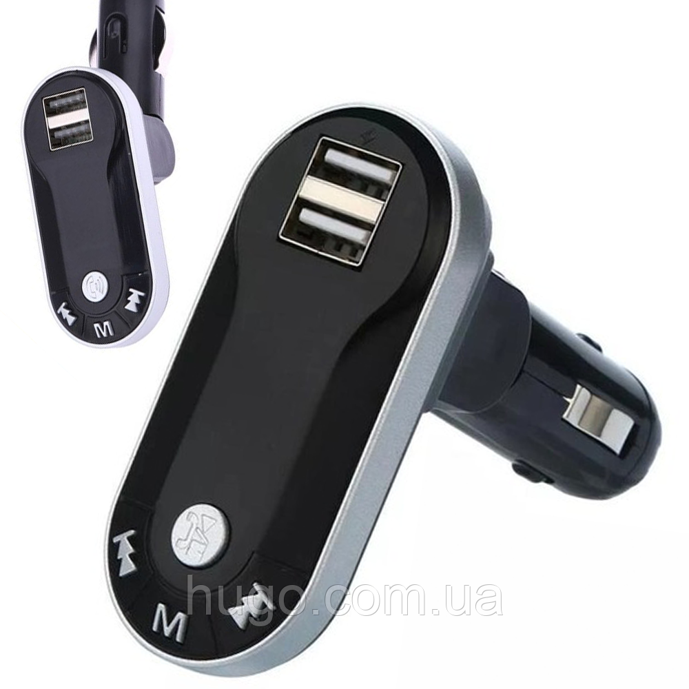 Автомобільний FM-Трансмітер CM i9 / Bluetooth Фм Модулятор з пультом в машину / Передавач в прикурювач, фото 1