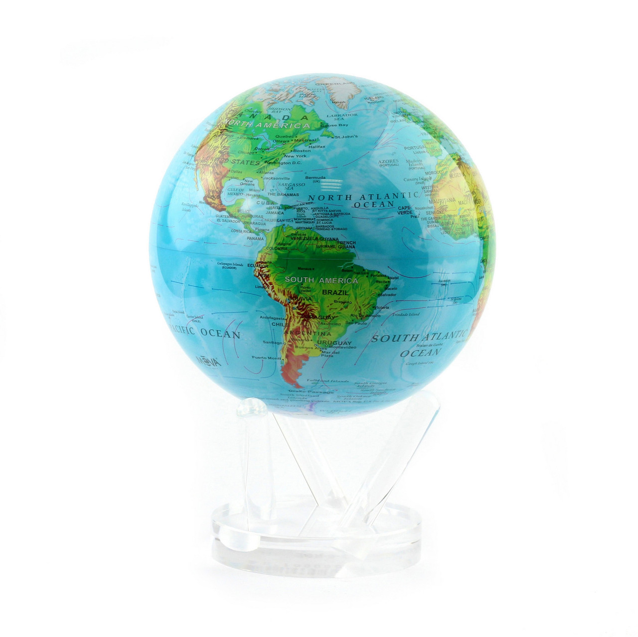 Гіроглобус Solar Globe "Фізична карта" 21,6 см (MG-85-RBE)