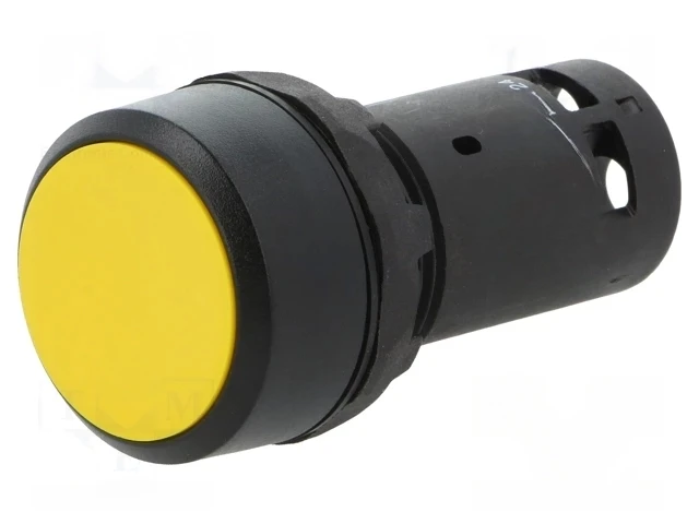 Кнопковий вимикач ABB CP1-10Y-10 без фіксації врівень Жовтий (1SFA619100R1013)