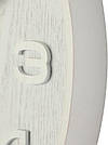 Годинник настінний "Wood Wood Medium", білий Ø36 см, фото 5