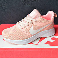 Текстильне жіноче взуття Nike Zoom. Пудрові кросси жіночі Найк Зум на літо., фото 8