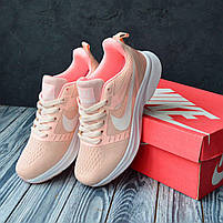 Текстильне жіноче взуття Nike Zoom. Пудрові кросси жіночі Найк Зум на літо., фото 11