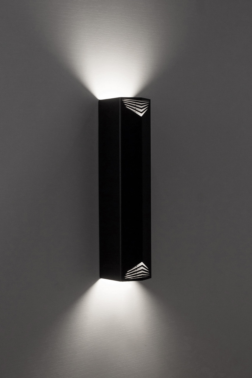 Світильник настінний MSK Electric Knight бра під дві лампи NL 3290 BK