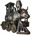 Колекційна статуетка корова Moo Choo-All Aboard!, Siza M, фото 4