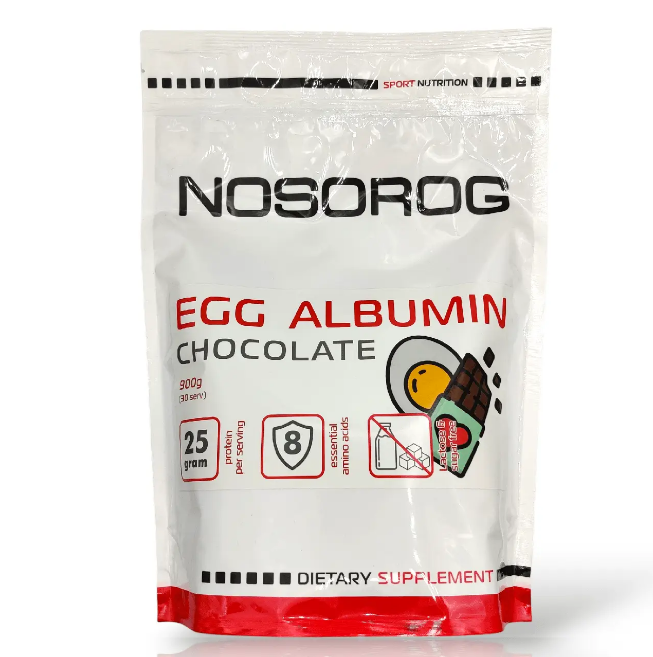 Яєчний альбумін Nosorog Egg Albumin (Chocolate) 900 g