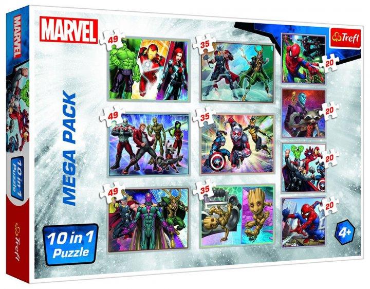 Пазли Trefl 10в1 Герої Marvel №90374