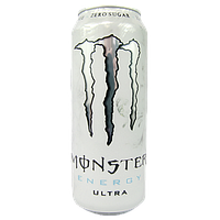 Енергетик ультра (без цукру) Монстер Monster ultra white 500ml 12шт/ящ (Код: 00-00014149)