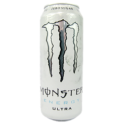 Енергетик ультра (без цукру) Монстер Monster ultra white 500ml 12шт/ящ (Код: 00-00014149)