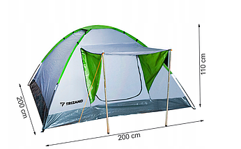 Туристичний 4-містний туристичний намет Malatec Montana 2x2x1,1 m, фото 4