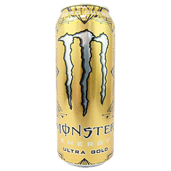 Енергетик золотий (без цукру) Монстер Monster ultra gold 500ml 12шт/ящ (Код: 00-00014150)