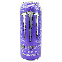 Енергетик фіолетовий (без цукру) Монстер Monster violet 500ml 12шт/ящ (Код: 00-00014145)