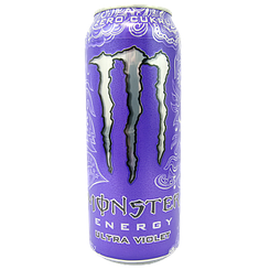 Енергетик фіолетовий (без цукру) Монстер Monster violet 500ml 12шт/ящ (Код: 00-00014145)