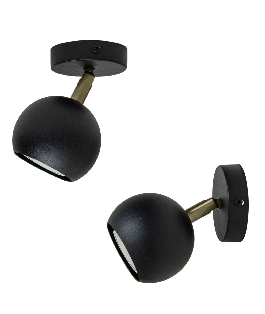 Світильник MSK Electric Core настінно-стельовий спот поворотний NL 11151-1 BK, фото 1