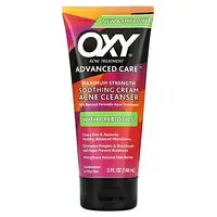 Oxy Skin Care, Успокаивающий крем для очищения от акне с пребиотиками, максимальная сила действия, 148 мл (5