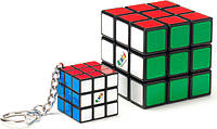 Набір головоломка "Rubik's Кубик" 3х3,кубик та міні кубик,з кільцем №6062800/КіддіСвіт/