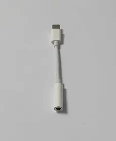 Перехідник USB Type-C to mini jack 3.5 мм білий для наушників