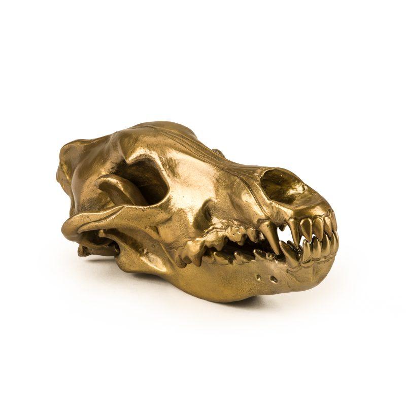 Фігура вольний череп "Diesel-wolf skull' 14 x 28 х 12 см