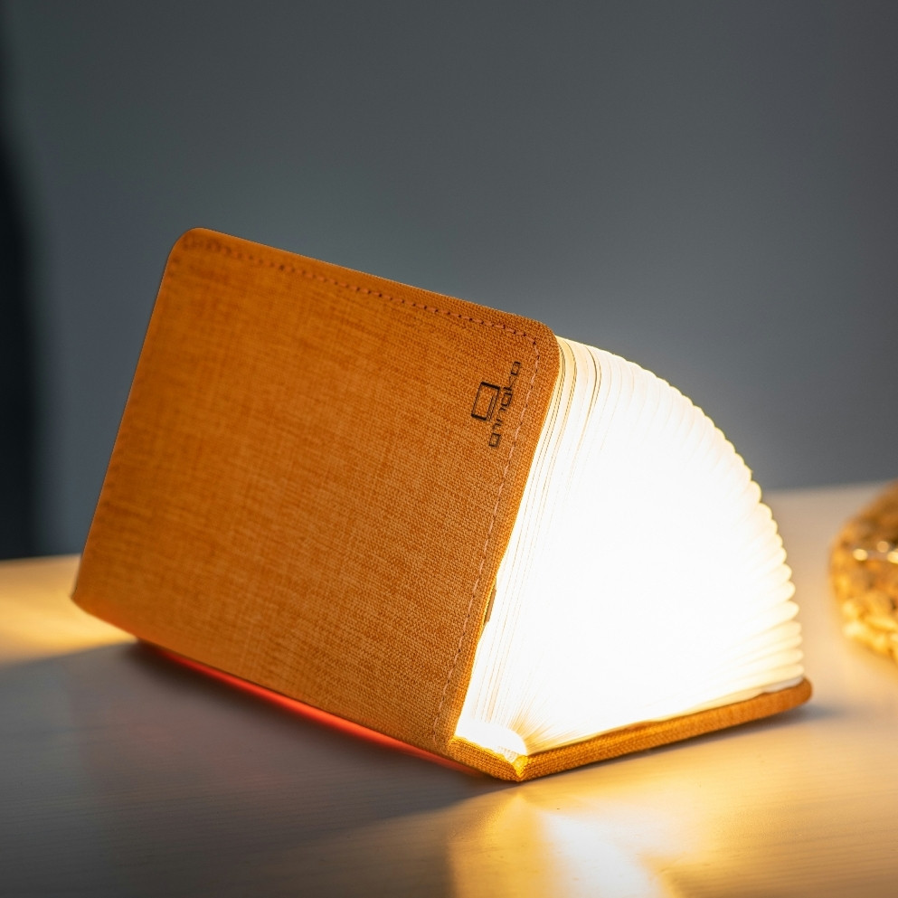 Світильник-книга на акумуляторі MINI URBAN Gingko ( Англії), жовтогарячий