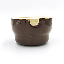 Розетка накладна із заземленням RE «Paint» керамічна коричневий глянець, фото 5