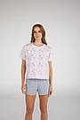 Піжама для дівчинки ЛІТО шорти футболка ELLEN Macaroons р.158, фото 2