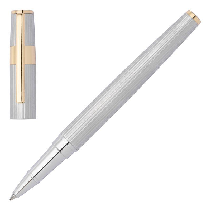 Ручка-ролер Hugo Boss Gear Pinstripe Silver / Gold