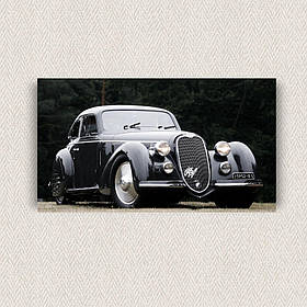 Інтер'єрна картина-постер на стіну Альфа Ромео 40*20 Орігамі OP 5271 Маленька