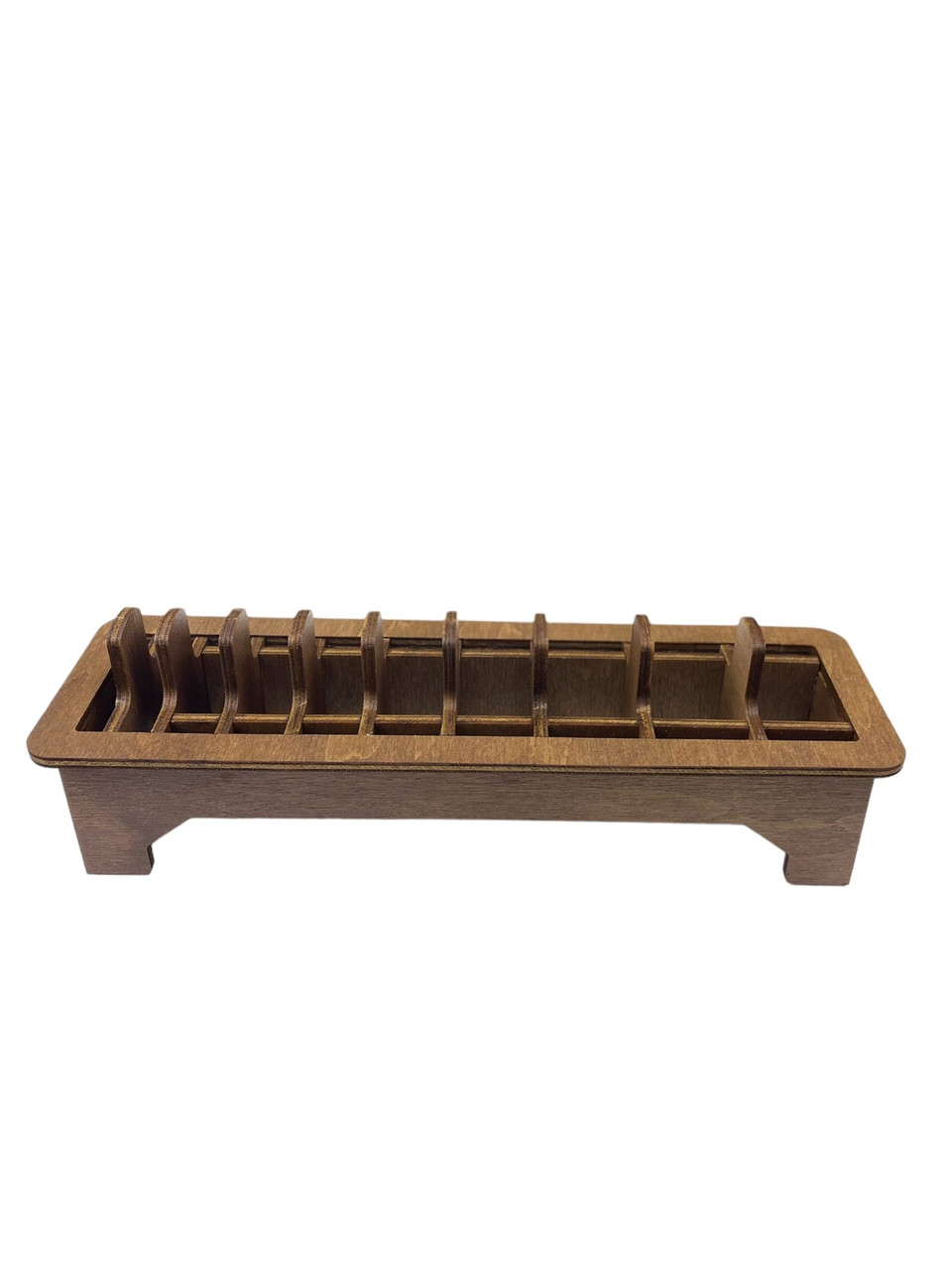 Підставка для насадок Organizer Tray Wood на 10 шт дерв'яна, sh-06-wood, фото 1
