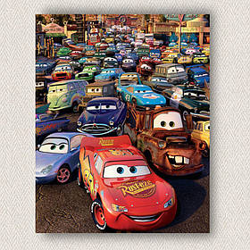 Інтер'єрна картина-постер на стіну Тачки в дитячу 30*20 Орігамі OP 5274 Маленька