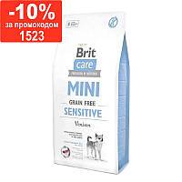 Brit Care Grain Free Mini Sensitive Venison Беззерновой корм с олениной для собак малых пород 7кг